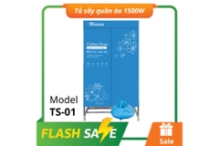 Tủ sấy quần áo Ankomi 2 tầng 1500W sấy 15 kg AKM-TS01
