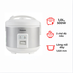 Nồi cơm điện Panasonic 1 lít SR-MVN10LRAX Xám