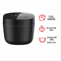 Nồi cơm cao tần Sharp KS-IH122V-BK 1.2 lít