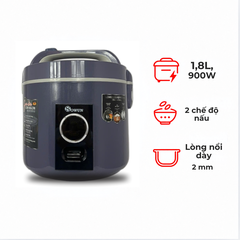 Nồi cơm điện Sowun SW691P 1,8 lít