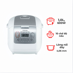 Nồi cơm điện tử Toshiba RC-10NMFVN(WT) 1 lít