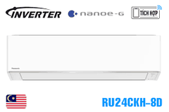 Điều hòa Panasonic 1 chiều 24000BTU Inverter R32 tiêu chuẩn CS/CU-RU24CKH-8D mới 2026