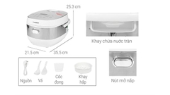 Nồi cơm điện tử Cuckoo CR-0690F/SIWHCRVNCV 1.08 lít màu trắng