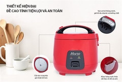 Nồi cơm điện Sunhouse SHD8652R 1.8 lít màu đỏ