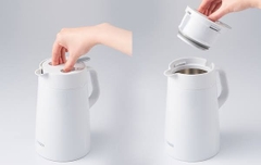 Bình thủy giữ nhiệt chân không Tiger PWO-A200-W 2.0L, trắng