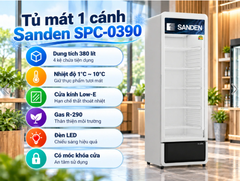Tủ mát Sanden SPC-0390 390 lít