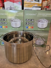 Nồi đơn INox 304 P30 Lock & King LK304