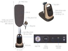 Bàn là cây Philips AIS8540/60 2200W