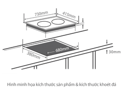 Bếp từ đôi IRUKA I22