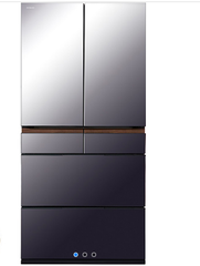 Tủ lạnh Hitachi R-GW670TV XM, 6 cửa ,670L ,làm đá tự động , mặt gương xám khói