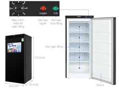 Tủ đông Sanaky VH-180VD3 Inverter 150 lít