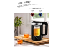 Ấm siêu tốc Sowun SW1609Black màu đen