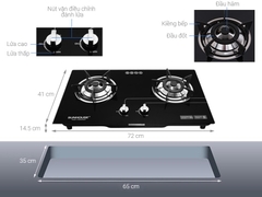 Bếp ga âm Sunhouse SHB5546MT