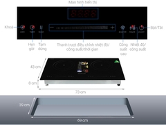 Bếp từ đôi BlueStone ICB-6825 5000W