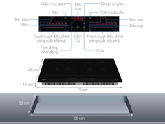 Bếp từ đôi TEKA IBC 7322 S 4600w