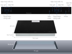 Bếp từ đôi lắp âm Panasonic KY-A227EKRA