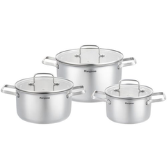 Bộ nồi inox cao cấp đáy liền Kangaroo KGCS3IP