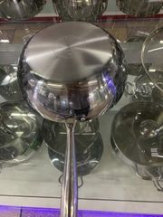 Chảo inox 304 chống dính Glaub CRGLAUB24 3 lớp nguyên khối 24cm