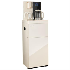 Cây nước nóng lạnh kết hợp bàn pha trà Fujie TB238N-UV khử khuẩn UV màu trắng