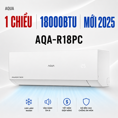 Điều hòa Aqua 1 chiều 18000BTU AQA-R18PC mới 2025