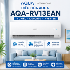 Điều hòa Aqua 1 chiều 12000BTU Inverter AQA-RV13EAN