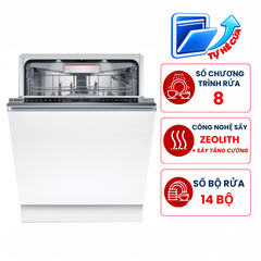 Máy rửa bát âm tủ Bosch SMD8TCX04E Serie 8