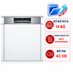 Máy rửa bát Bosch SMI6ECS93E Seri 6, 13 bộ bán âm nhập Đức