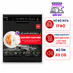 Máy Rửa Bát Kocher X16B 17 bộ độc lập 3 trong 1 sấy lưu trữ 168H