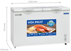 Tủ đông Hòa Phát HPF BD8205 205 Lít, inverter 2 chế độ