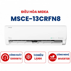 Điều hòa Midea 1 chiều 12000BTU Inverter MSCE-13CRFN8