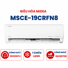 Điều hòa Midea 1 chiều 18000BTU Inverter MSCE-19CRFN8