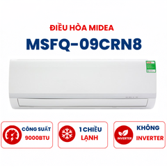 Điều hòa Midea 1 chiều 9000BTU MSFQ-09CRN8 mới 2026