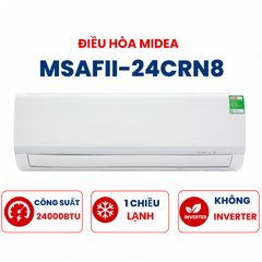 Điều hòa Midea 1 chiều 24.000BTU MSAFII-24CRN8