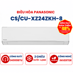 Điều hòa Panasonic  2 chiều 24000BTU Inverter R32 cao cấp CS/CU-XZ24ZKH-8