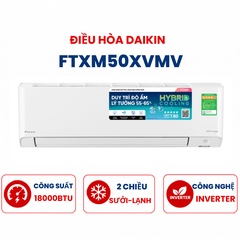 Điều hòa Daikin 2 chiều 18000BTU Inverter R32 FTXM50XVMV nhập Thái Lan