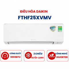 Điều hòa Daikin 2 chiều 9000Btu Inverter FTHF25XVMV