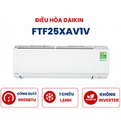 Điều hòa Daikin 1 chiều 9.000Btu FTF25XAV1V