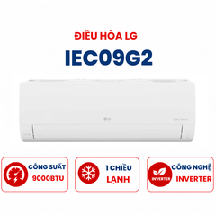 Điều hòa LG 1 chiều 9000BTU Inverter R32 IEC09G2 mới 2026