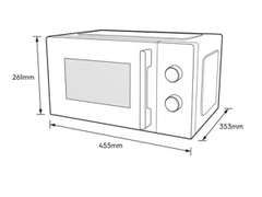 Lò vi sóng cơ Electrolux EMM20K22B 20 lít