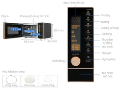 Lò vi sóng Electrolux EMG25D89GGP 25 lít