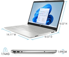 Máy tính xách tay HP 15s-du3590TU 63P86PA (i7-1165G7 | 8GB | 512GB | Intel® Iris® Xe | 15.6 inch HD | Win 11 | Bạc)