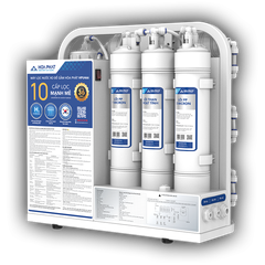 Máy lọc nước RO Hòa Phát HPU466 10 cấp lọc 1 vòi không vỏ để gầm