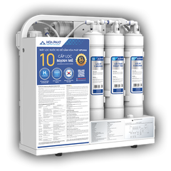 Máy lọc nước RO Hòa Phát HPU466 10 cấp lọc 1 vòi không vỏ để gầm