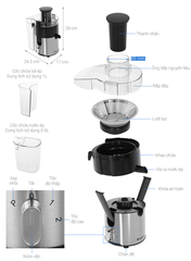 Máy ép trái cây Kangaroo KGFJ8M1G