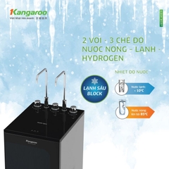 Máy lọc nước RO Kangaroo KG10A16  10 cấp lọc nóng nguội lạnh block 2 vòi