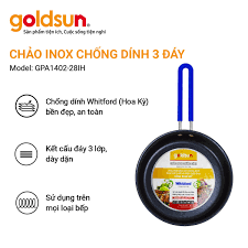 Chảo inox chống dính Goldsun GPA1402-28IH