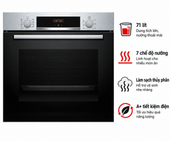 Lò nướng âm tủ Bosch HBA514BS3 71 lít