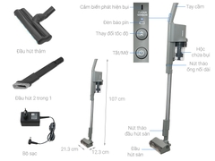 Máy hút bụi không dây Panasonic MC-SB53KH046