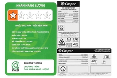 Điều hòa Casper 1 chiều R32 SC-12FB36A(I/O)