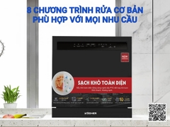 Máy Rửa Bát Kocher X10 Pro 10 Bộ Sấy Khô Diệt Khuẩn Lưu Trữ 3 Ngày